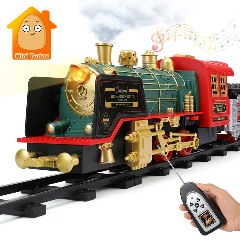 Remote Controlled Train on Track (Perfect gift for birthdays and holidays)