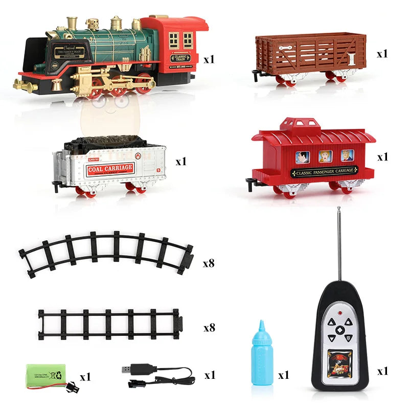 Remote Controlled Train on Track (Perfect gift for birthdays and holidays)